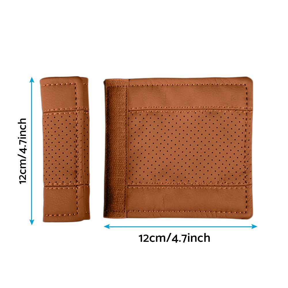 2pcs Universal Car Accessories Faux Leather Door Handle Cover Soft Car Handle - Interior Parts>Floor MatsTü - huB