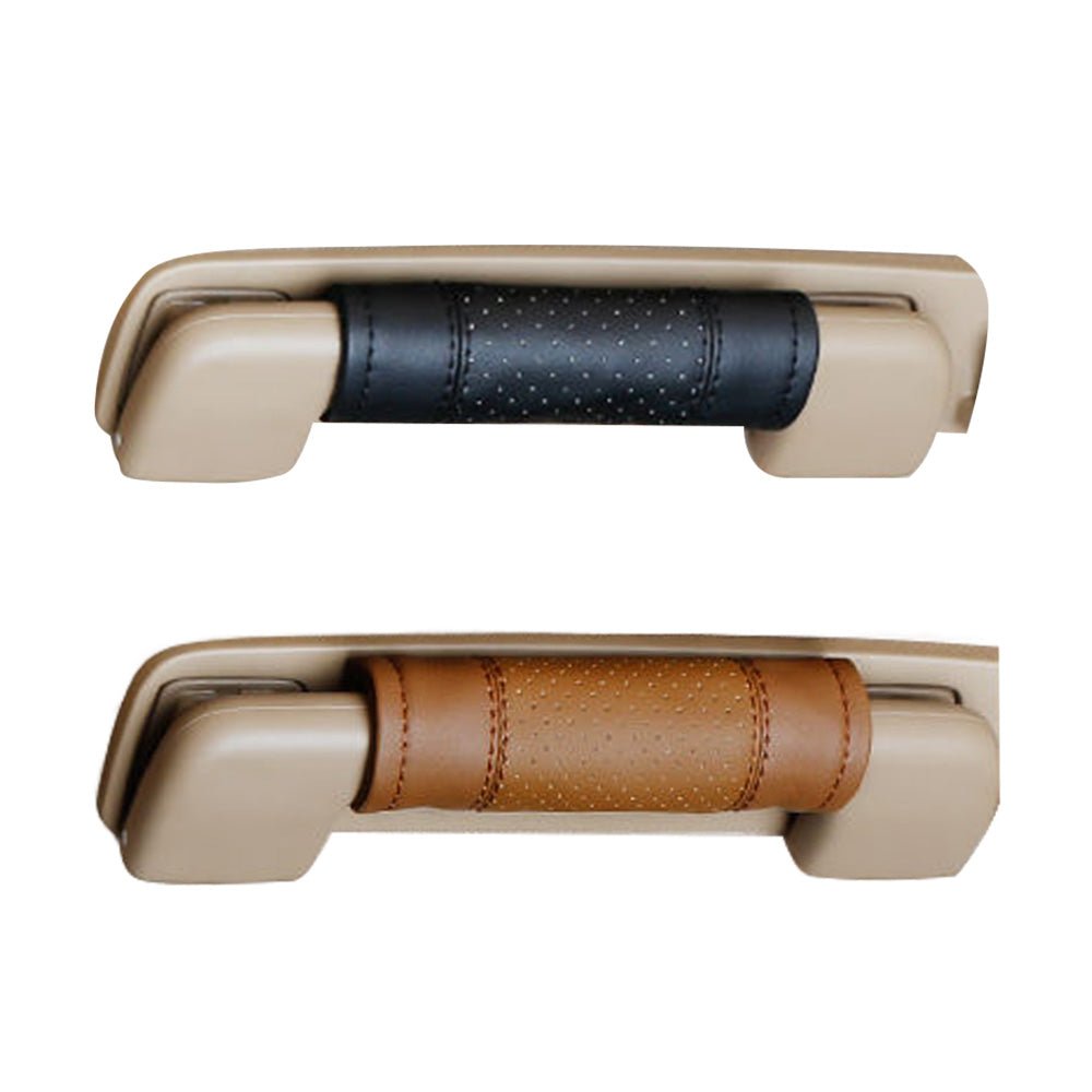 2pcs Universal Car Accessories Faux Leather Door Handle Cover Soft Car Handle - Interior Parts>Floor MatsTü - huB