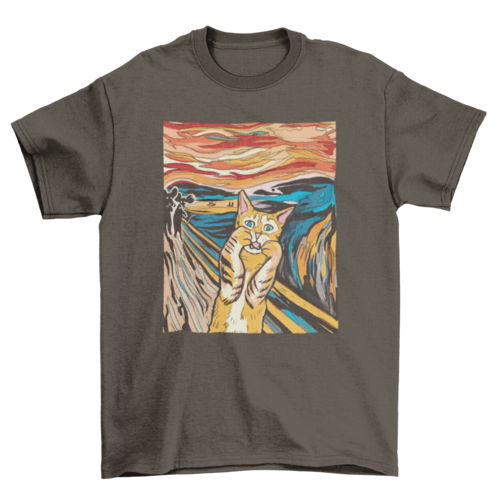 A Purry sky cat t-shirt