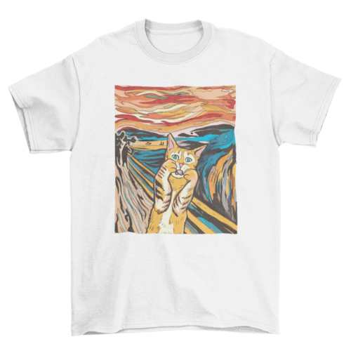 A Purry sky cat t-shirt