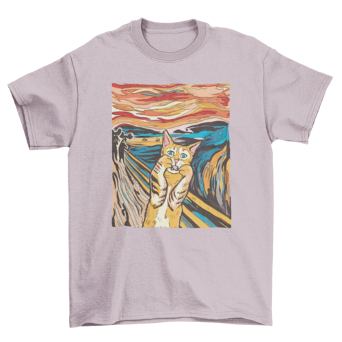 A Purry sky cat t-shirt