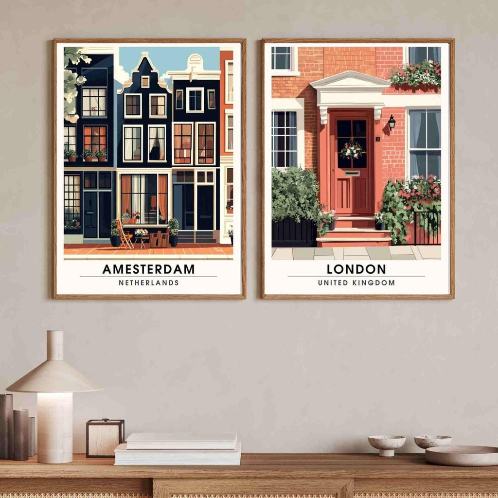 Affiche Amsterdam | Impression de voyage Amsterdam, Pays - Bas - n/aTü - huB