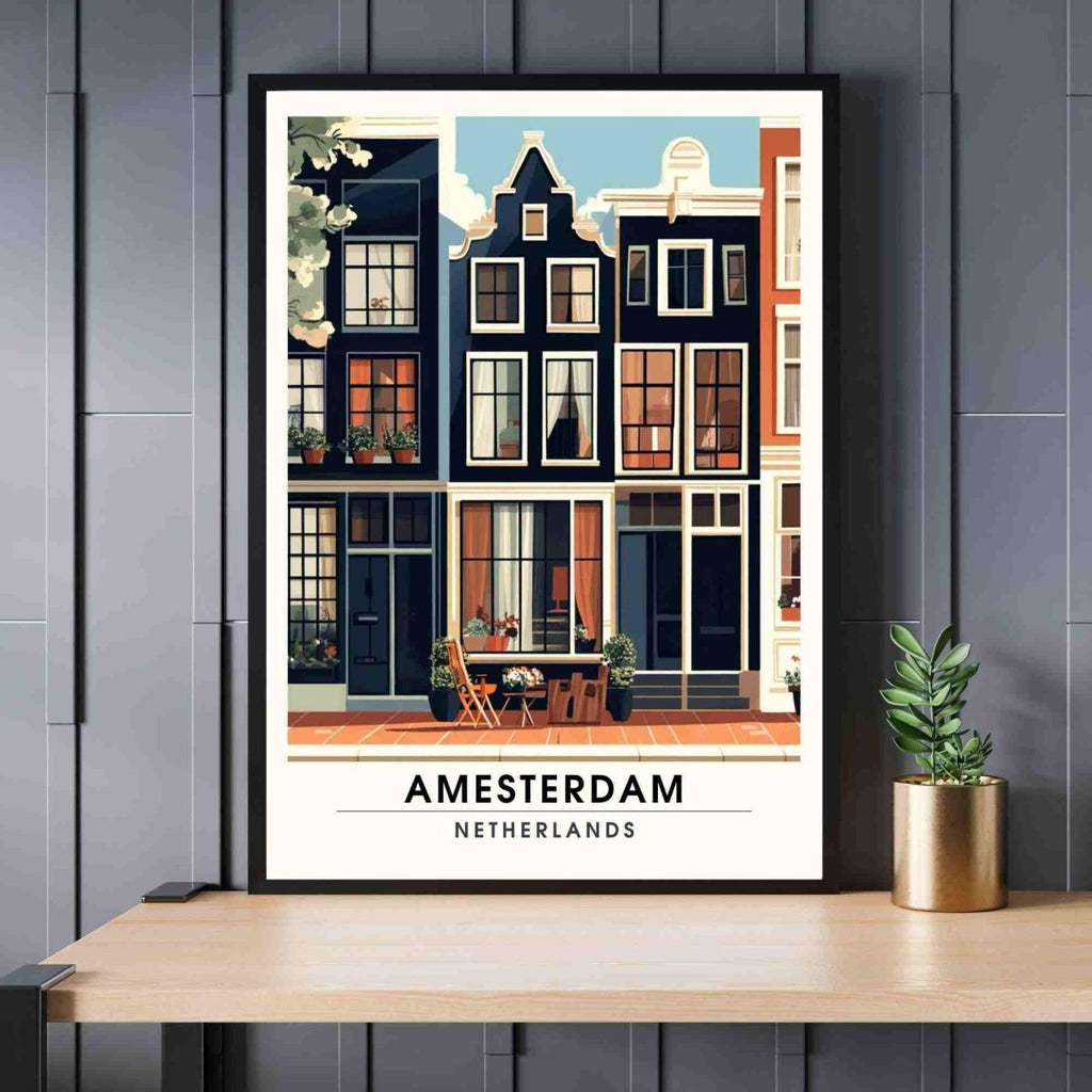 Affiche Amsterdam | Impression de voyage Amsterdam, Pays - Bas - n/aTü - huB