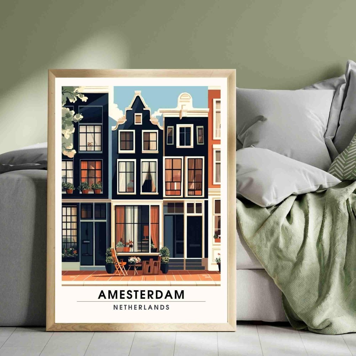 Affiche Amsterdam | Impression de voyage Amsterdam, Pays - Bas - n/aTü - huB