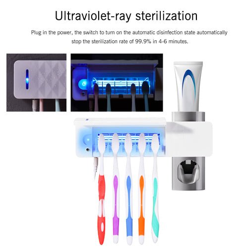 Anti - bacteria UV Automatic Toothbrush Sterilizer - HomeTü - huB