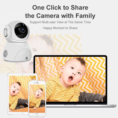 HD 1080P Camera 360° Panoramic PTZ Wireless Wifi Camera - HomeTü - huB