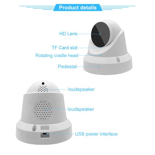 IP WiFi Camera Baby Monitor Home Security Camera - HomeTü - huB