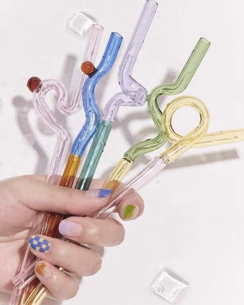 Jelly Bean Wine Glass - Whimsical Eclectic Cocktail Coupe - KitchenTü - huB