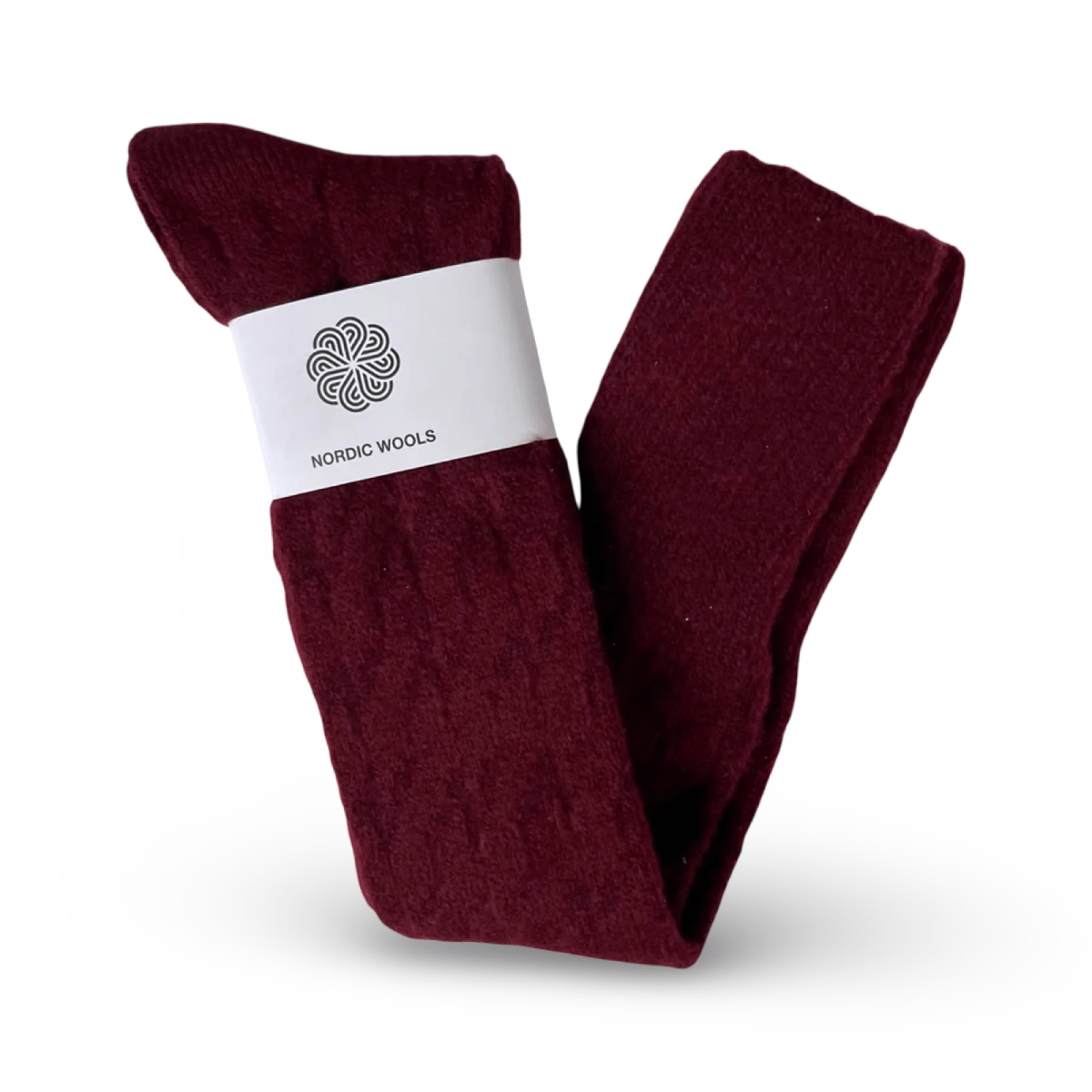 Nordic Socks Faux Angora Over The Knee - Crimson - Womens - n/aTü - huB