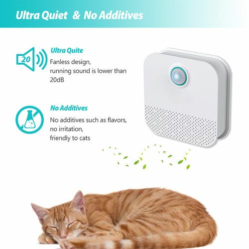 Smart Cat Odor Purifier for Cat Litter Box Deodorizer Dog Air Cleaner - PetTü - huB