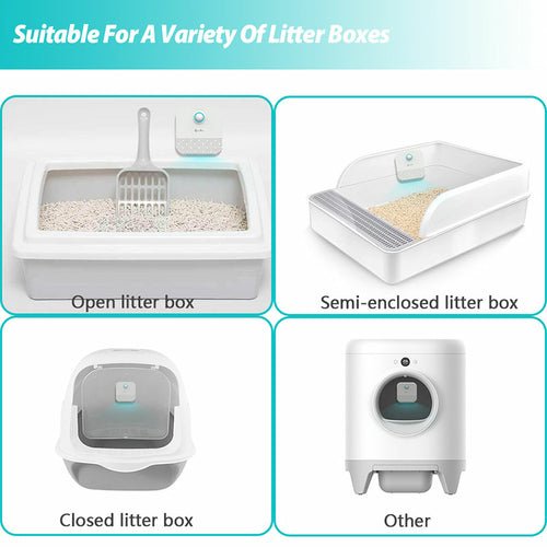 Smart Cat Odor Purifier for Cat Litter Box Deodorizer Dog Air Cleaner - PetTü - huB