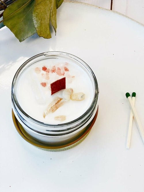 Space Clearing Candle/ Intention Candle / Organic Soy Candle / Candle - GiftTü - huB